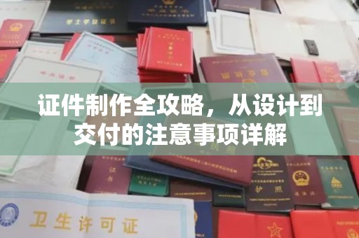 深州证件制作全攻略，从设计到交付的注意事项详解