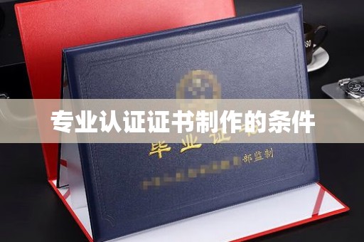 深州专业认证证书制作的条件