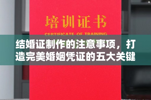 深州结婚证制作的注意事项，打造完美婚姻凭证的五大关键点