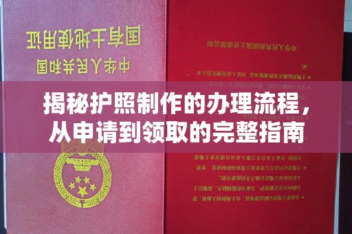 深州揭秘护照制作的办理流程，从申请到领取的完整指南