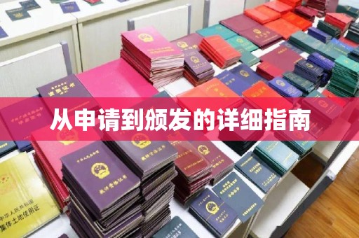 深州从申请到颁发的详细指南