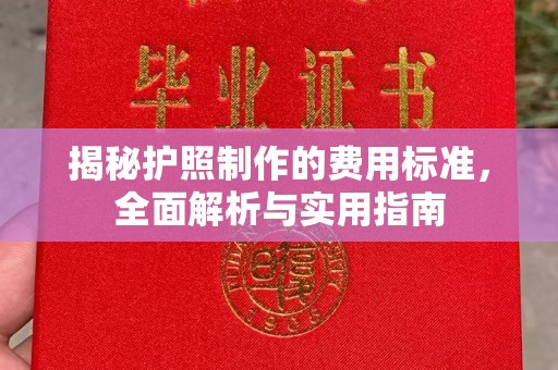 深州揭秘护照制作的费用标准，全面解析与实用指南