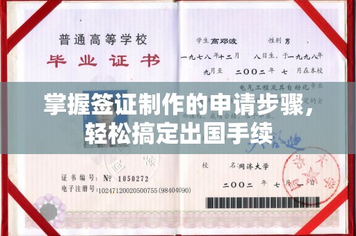 深州掌握签证制作的申请步骤，轻松搞定出国手续